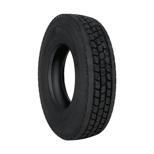 Set of 8 Tires 11R24.5 Amulet AD507 Drive Closed Shoulder 16 Ply Low pro 149/146