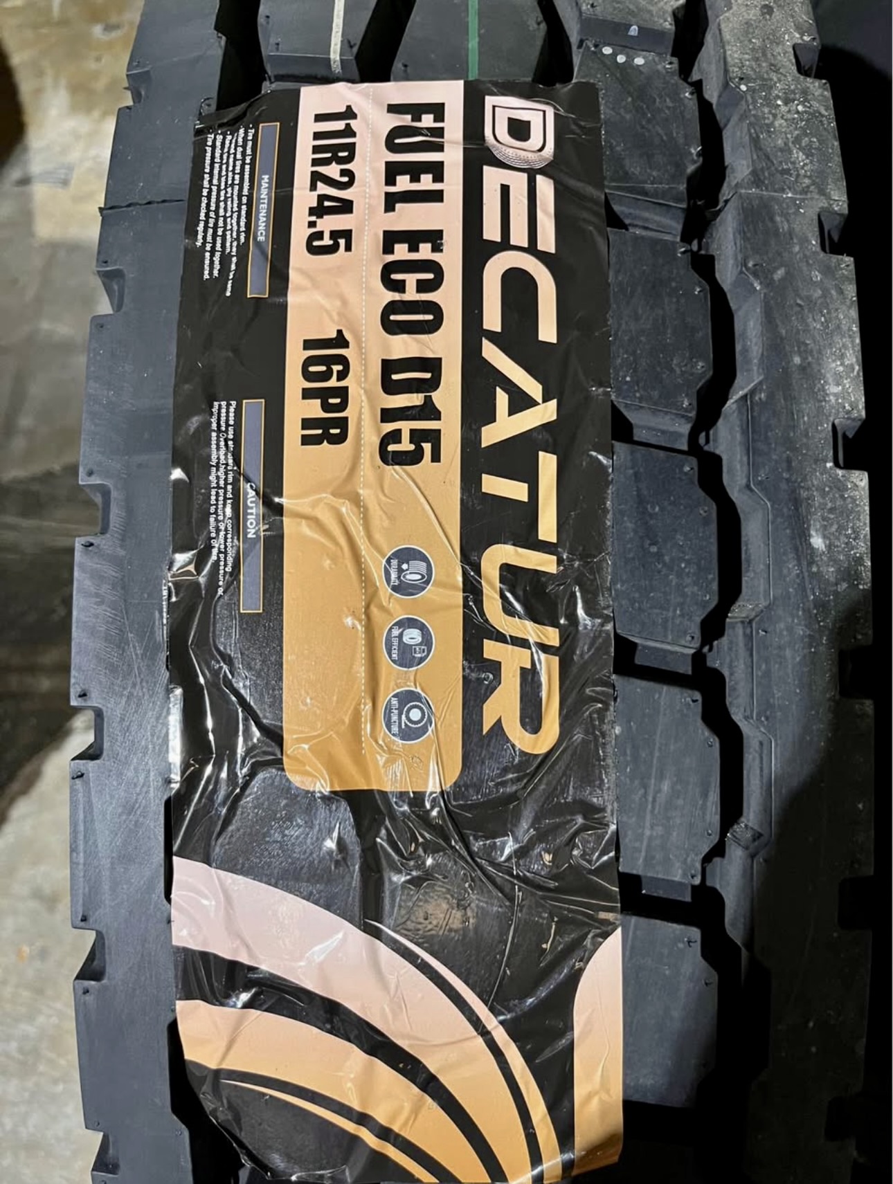 Set of 8 11R24.5 Decatur Drive Tires – 16 PLY (Cambodia) - Image 3
