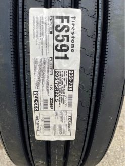 295/75R22.5 Firestone FS591 Steer Tire – 14 Ply | Semi Truck & Heavy Duty Tire | USA Made