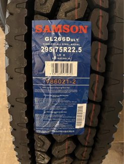Alternative view of Samson 295/75R22.5 Drive Tires – Best Price in Denver, Colorado