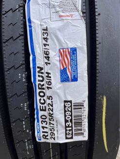 Falken RI-130 295/75R22.5 Steer Tire – 16 Ply USA Semi Truck Tire