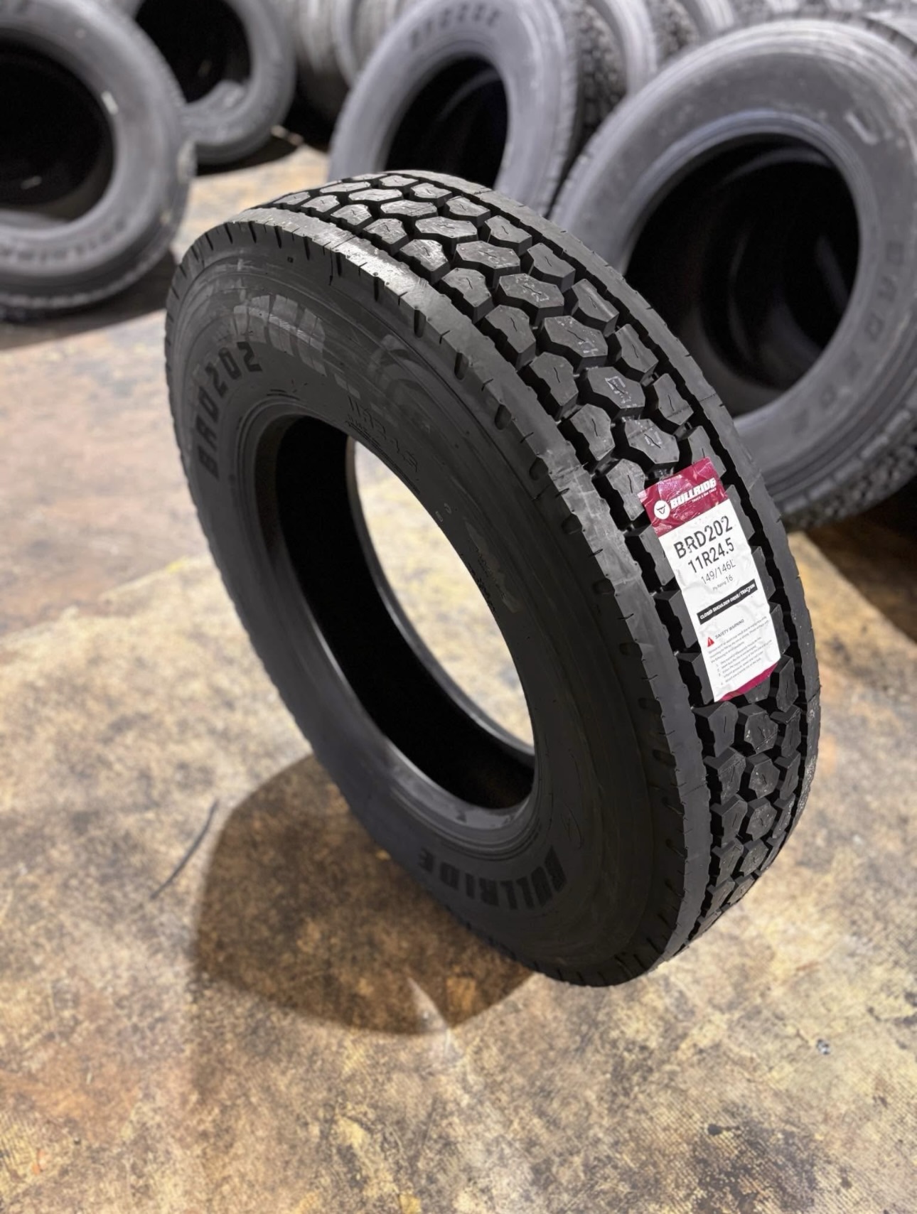 11R24.5 Bullride Drive Tires – 16 Ply Heavy Duty | Made in Thailand - Image 3