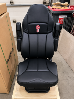 Alternative view of Kenworth Black Leather Legacy Truck Seat