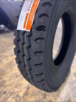Alternative view of Set of 8 11R22.5 SR1 Cut & Chip Trailer Tires — 16 Ply