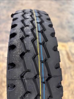Set of 8 11R22.5 SR1 Cut & Chip Trailer Tires — 16 Ply