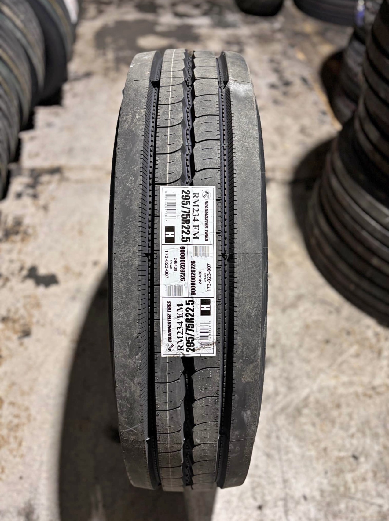 295/75R22.5 Roadmaster RM234 Steer Tires – 16PLY | Tax & FET Included